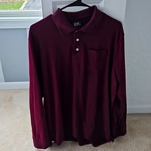 Mens Croft & Barrow long sleeve henley